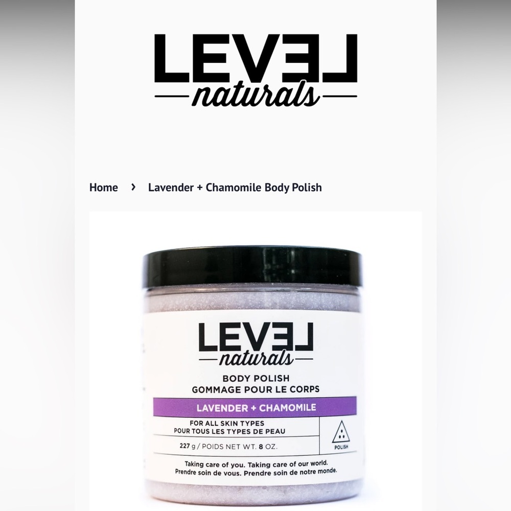 Level naturals Body Polish